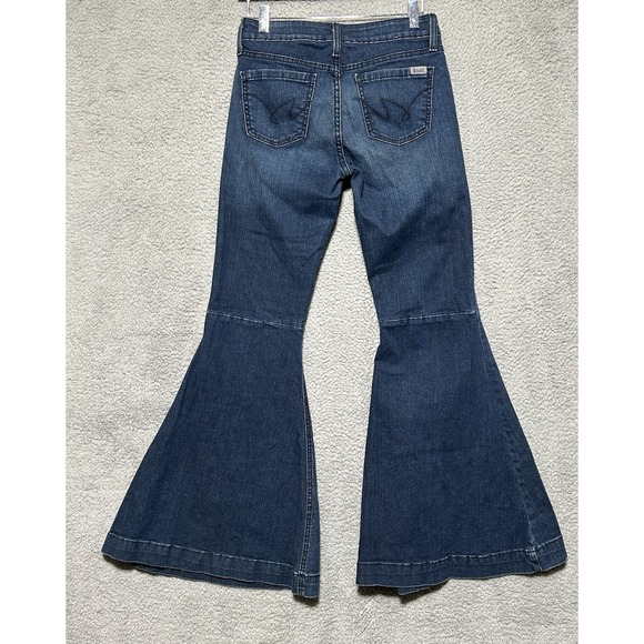 Cruel Womens Blue Hannah Low Rise Slim Flare Denim Jeans Size 26/1R - Picture 12 of 13